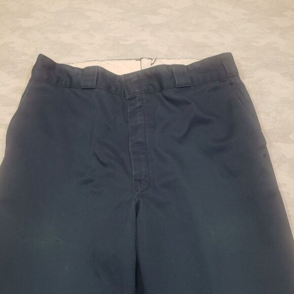 Vintage LL Bean Pants Mens 36x29 Blue Fleece Lined Freeport Maine - Picture 2 of 12